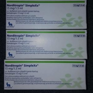 NORDITROPIN SIMPLEXX 15MG/1.5ML (45IU) Manufacturer: Novo Nordisk Basic substance: Somatropin Package: One 15mg/1.5ml Prefilled pen Category: HGH